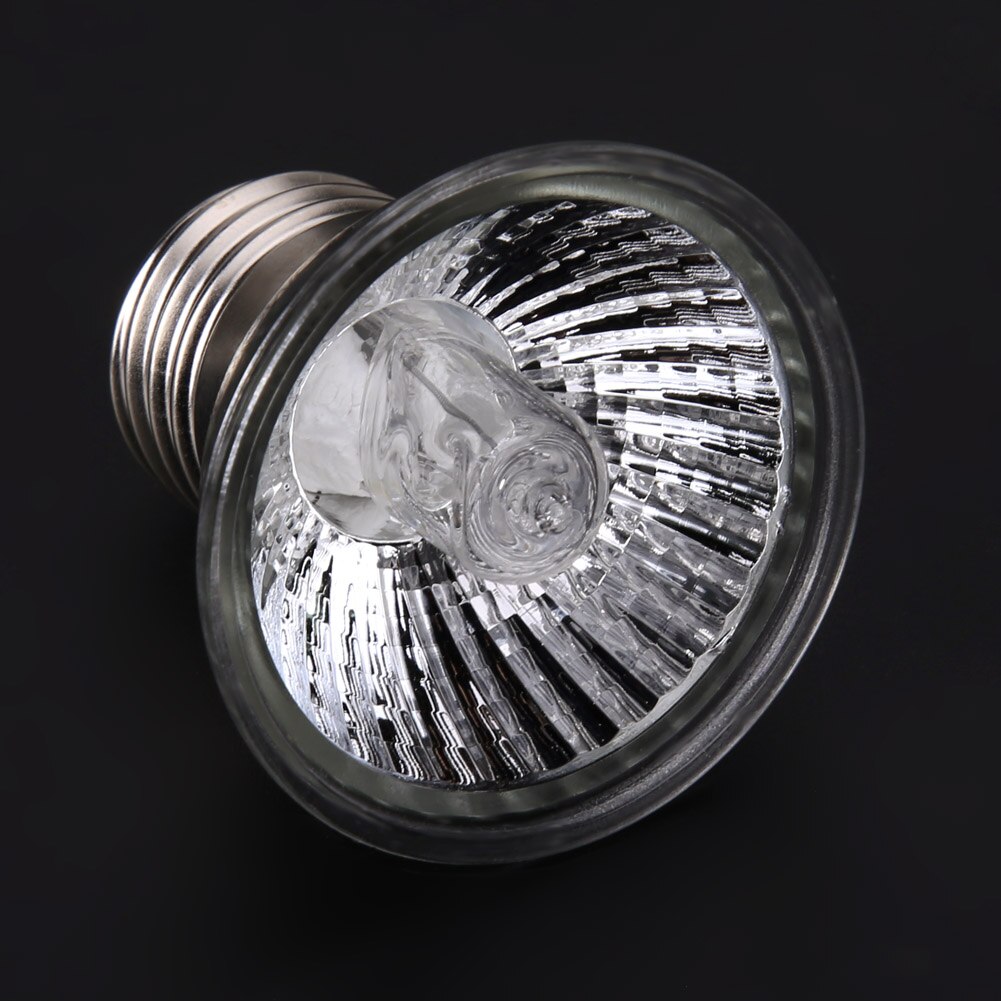25/50/75W Reptile Tortoise UVA+UVB 3.0 Heating Lamp Full Spectrum Sunlamp Basking Pet Box Heater Warmer Heat Bulb Brooder