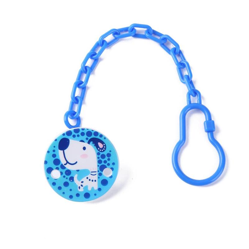 Chaîne porte-sucette à motif de dessin animé pour tout-petit enfant,attache-sucette, clips porte-tétine pour mamelon,: A