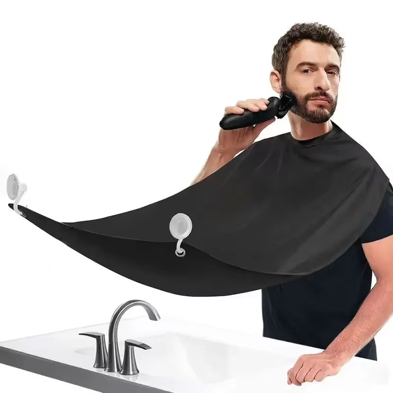 Herren Bart Rasier schürze-Reinigungs lätzchen für Friseure und Rasierer-perfektes für Pflege und Hygiene