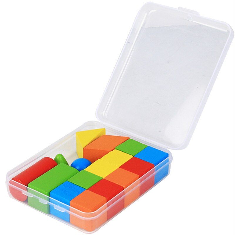 100/50 Pcs Houten Tellen Stok Rekenkundige Stok Geometrische Figuur Ronde Stuk Wiskunde Onderwijs Aid Box Wyw
