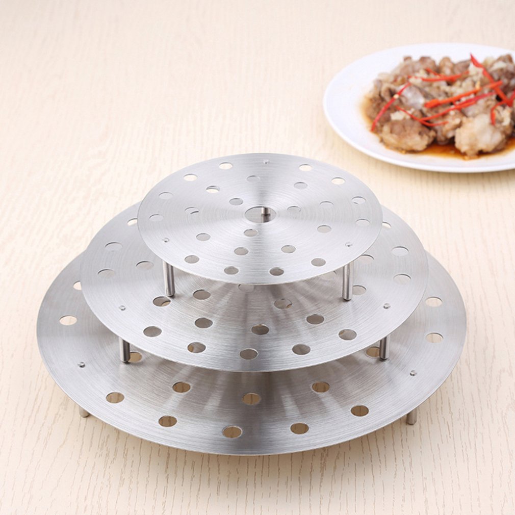 Stainless Steel Rack Household Electric Rice Cooker Steamer Pressure Cooker High Foot Short Steamed Shelf Steamer