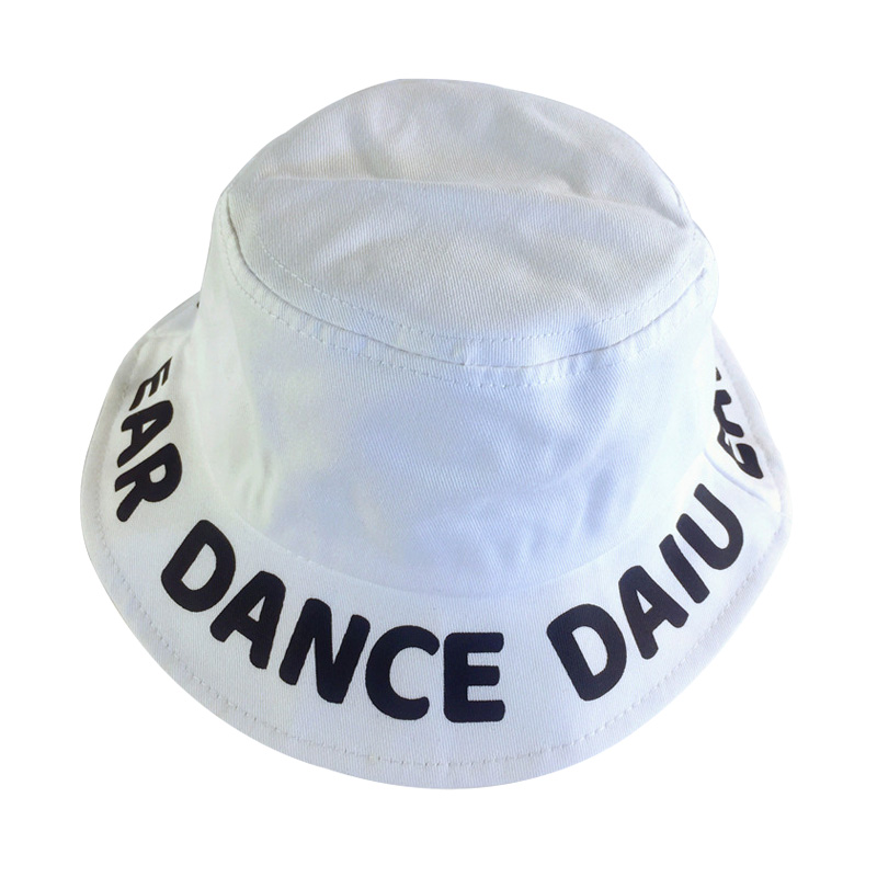 Letters Kinderen Panama Cap voor Meisjes Strand Katoenen Baby Hoed Zomer Herfst Kids Jongens Cap Baby Accessoires: White baby hat