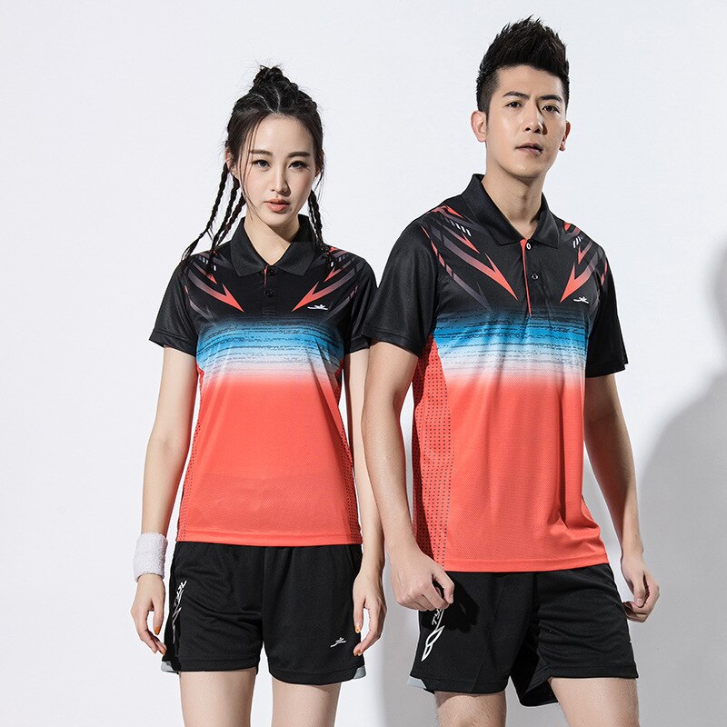 DIY badminton t-shirt men,women tennis clotheS , clothing table tennis , ping pong tracksuit,uniforms vetement tennis for cp