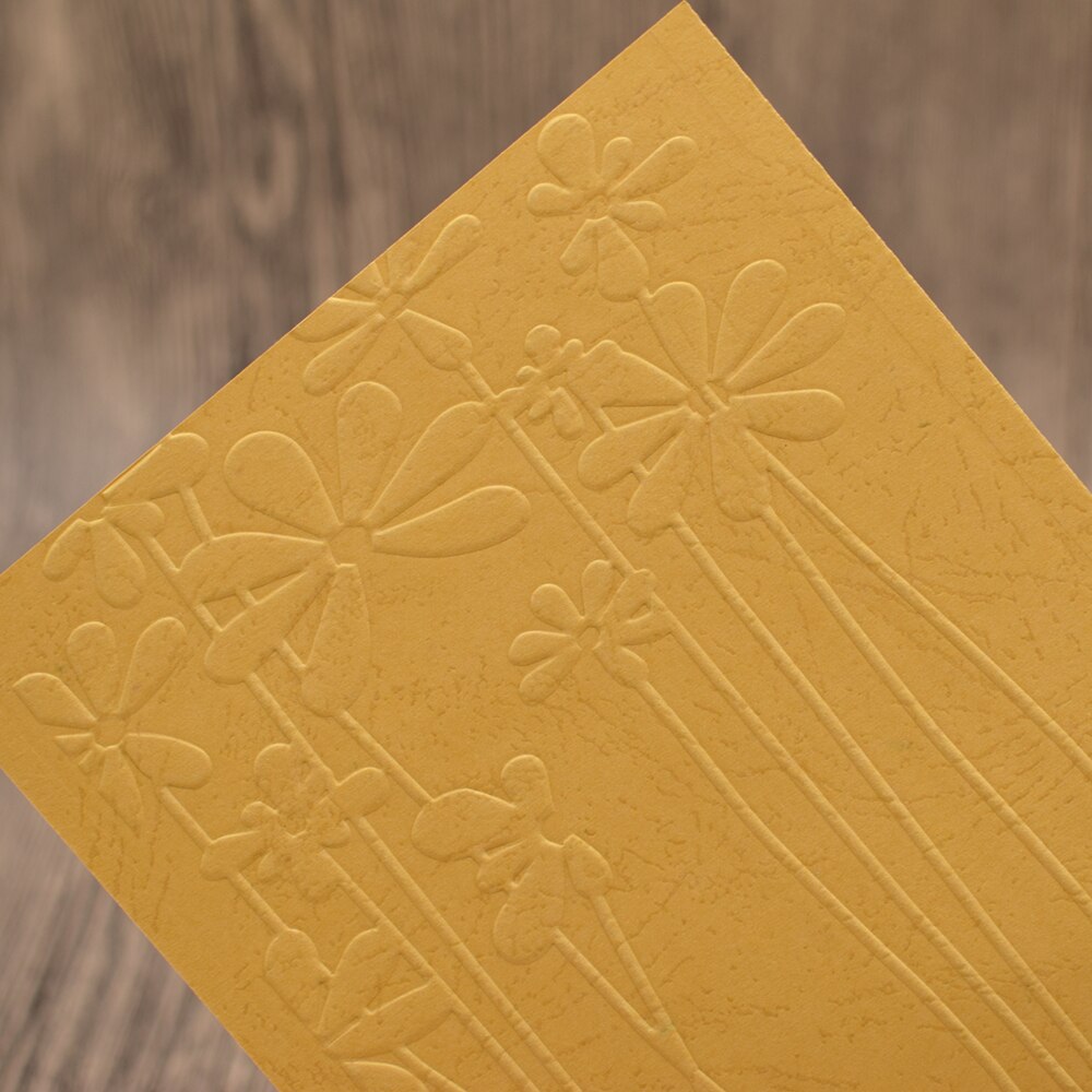 Modèle de dossier de gaufrage en plastique, fleurs de gloire du matin, pour Scrapbooking, carte d'album Photo en papier, décoration de fond