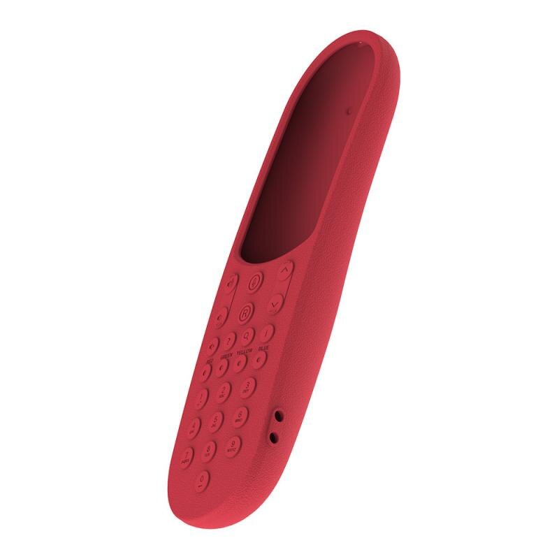 Covers For Sky Q Remote With Voice Control Bluetooth Wifi Smart Remote Control Case Silicone Shockproof Protective Skin-Friendly: red