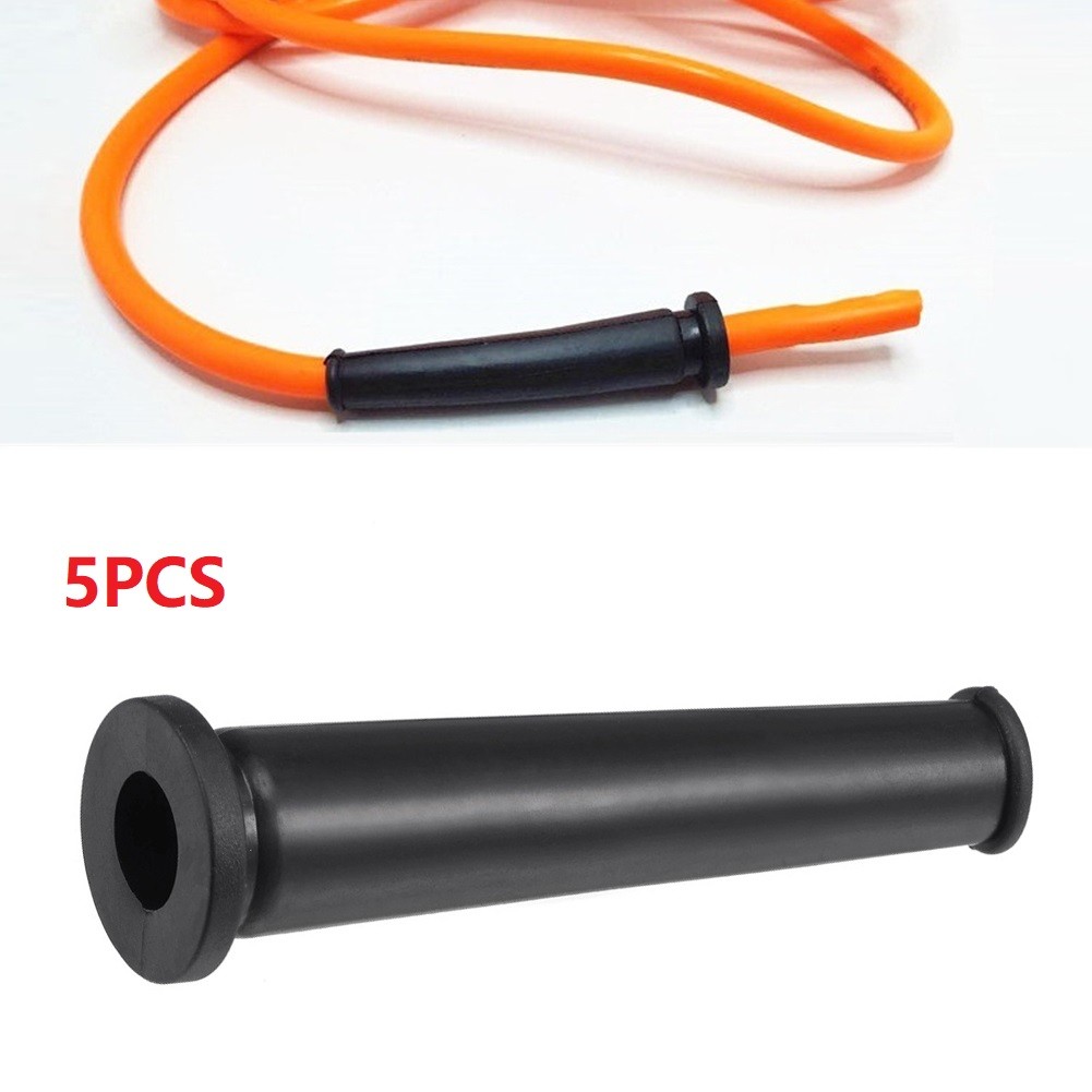5Pcs 9/10/12mm Rubber Wire Protector Cable Sleeve Boot Cover For Angle Grinder Wire Connect Protection Electric Drill Cable