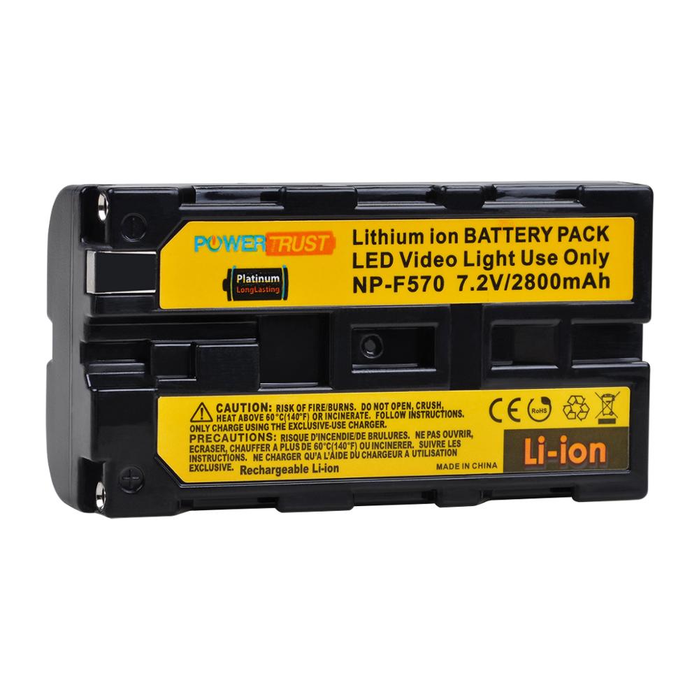 2800 mah np -f550 np-f570 batteri lcd usb Dobbel lader til yongnuo viltrox ledet videolampe  yn300 ii yn300 iii  yn600 luft