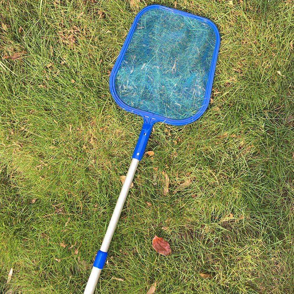 Swimming Pool Leaf Rake Mesh Skimmer Net with Adjustable Aluminum Telescopic Pole Swimming Pool Spa Cleaning Tool Set #30