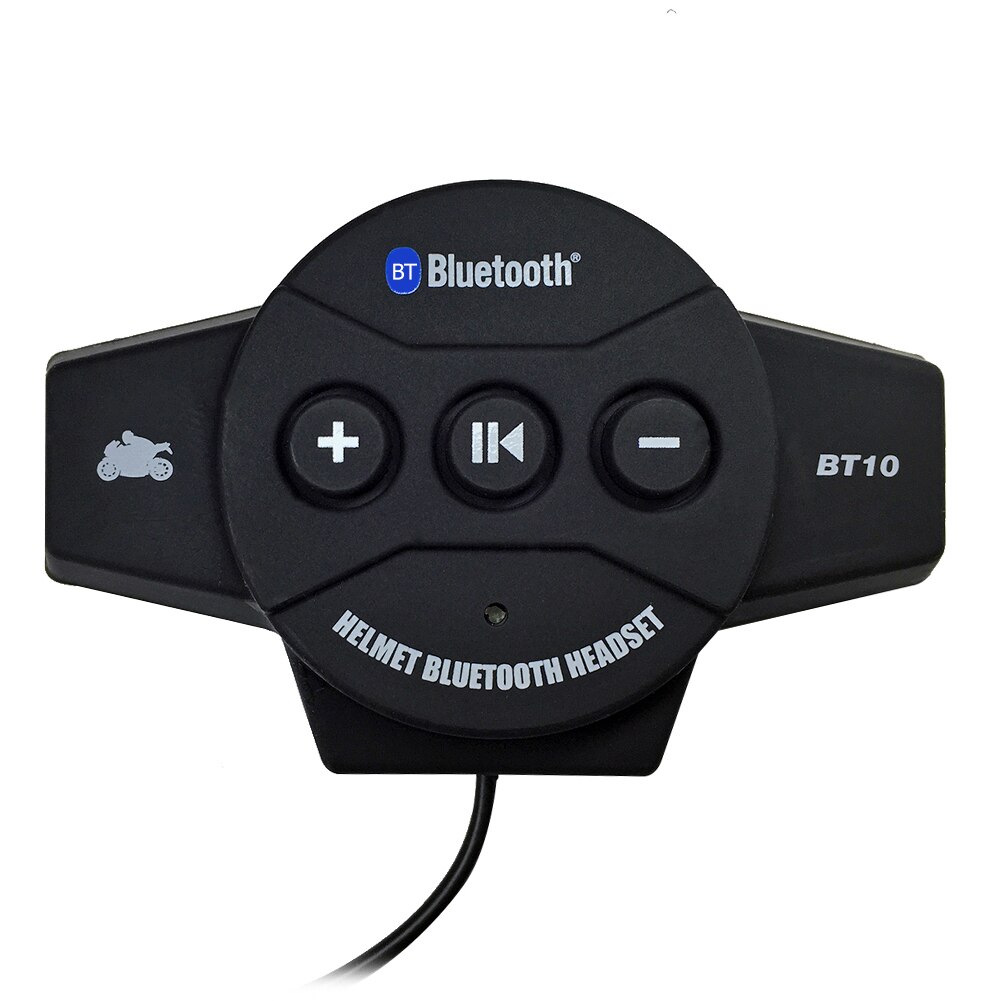 Casque de moto Bluetooth 4.2 BT10, oreillettes sans fil, rechargeables, appel vocal, musique, mains libres
