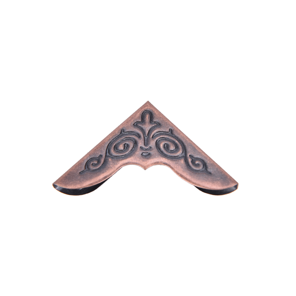 12 szt. ochraniacze narożników albumów menu teczek metalowych w kolorze antycznego brązu robić scrapbookingu notatników