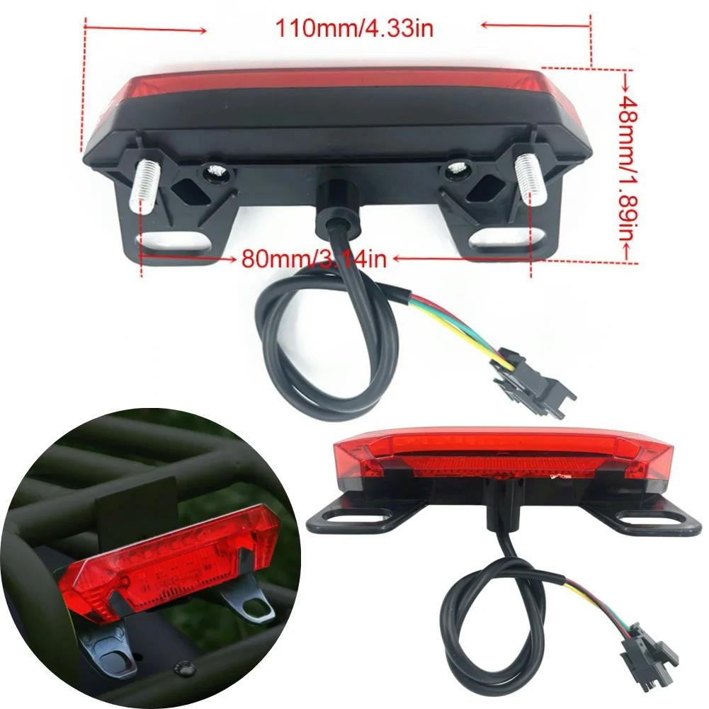 Luz trasera de bicicleta recargable con intermitentes Luz trasera de bicicleta Control remoto inalámbrico Luz de advertencia de ciclismo para conducción nocturna: YELLOW