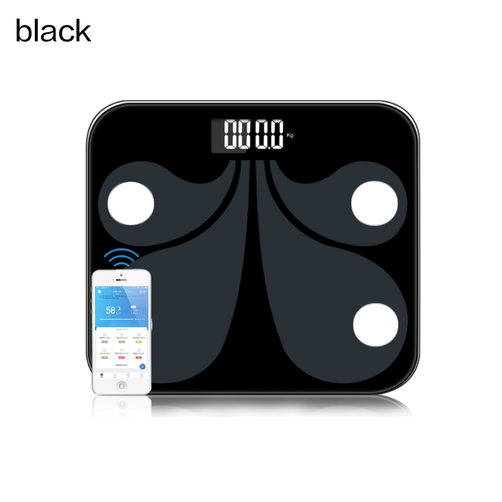 Bluetooth Body Fat Scale Smart Digital Bathroom Weight Scale with Smartphone App Wireless BMI Scale: green