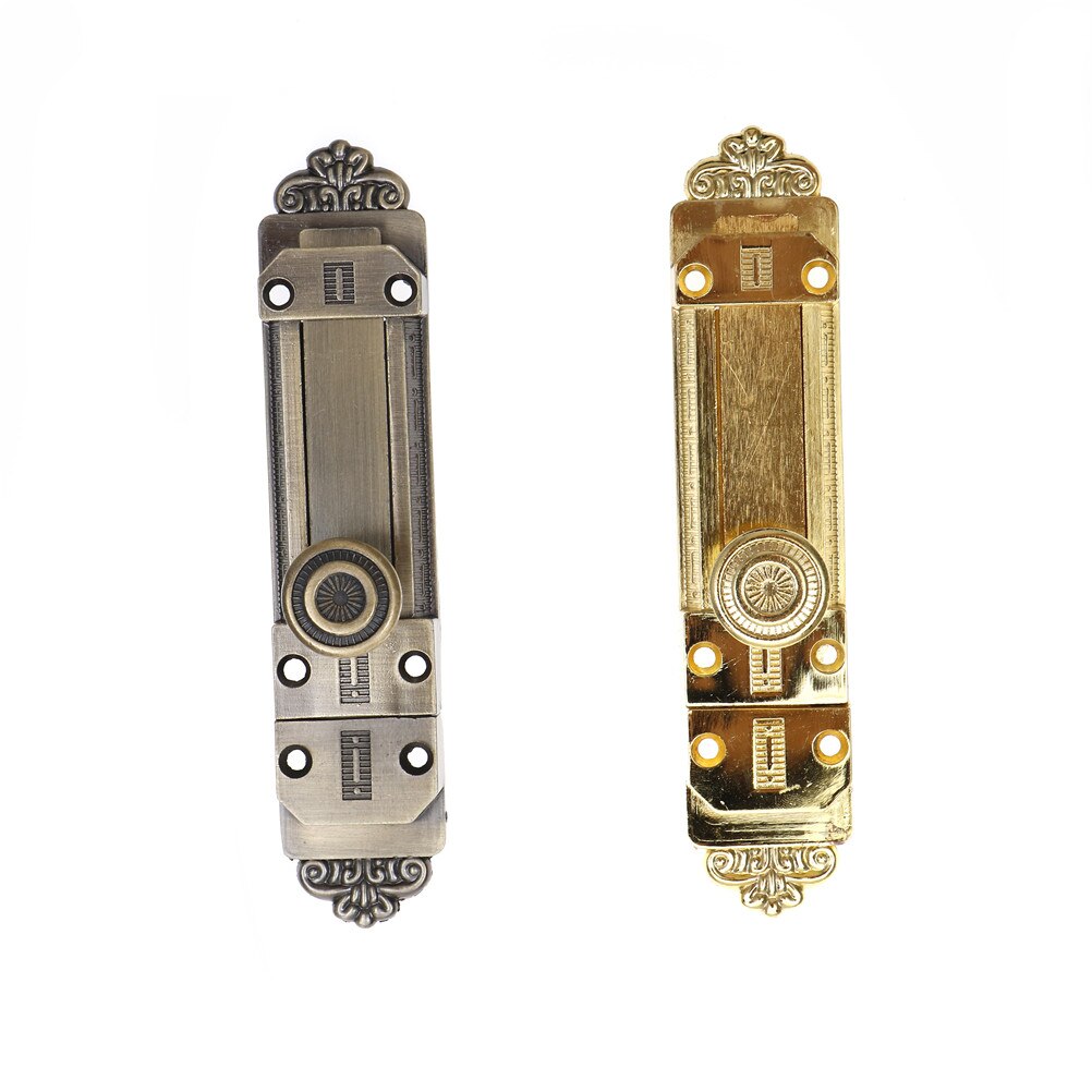Pestillo de cerradura deslizante de aleación de Zinc para puerta Vintage, Perno de barril, bronce, para muebles
