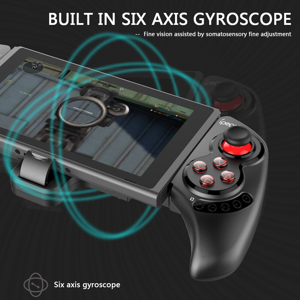 IPEGA PG-SW029 mando telescópico con Bluetooth para interruptor PS3 Android PC controlador de juego inalámbrico con vibración de 6 ejes
