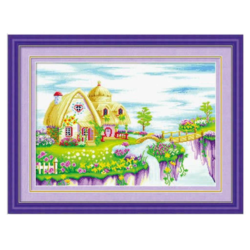 Dimensions Stamped Cross Stitch Kits Fairy Tale World 66x48cm / 26x19in
