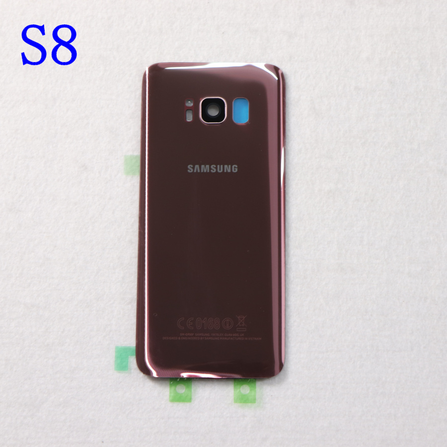 Cover posteriore in vetro per SAMSUNG Galaxy S8 G950, custodia posteriore in vetro G950FD S8 Plus S8 G955, G955FD, G955FD, G955FD: S8 Pink