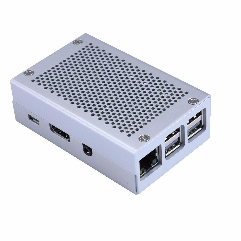 For Raspberry Pi 3 Case Black Aluminum Enclosure C... – Grandado