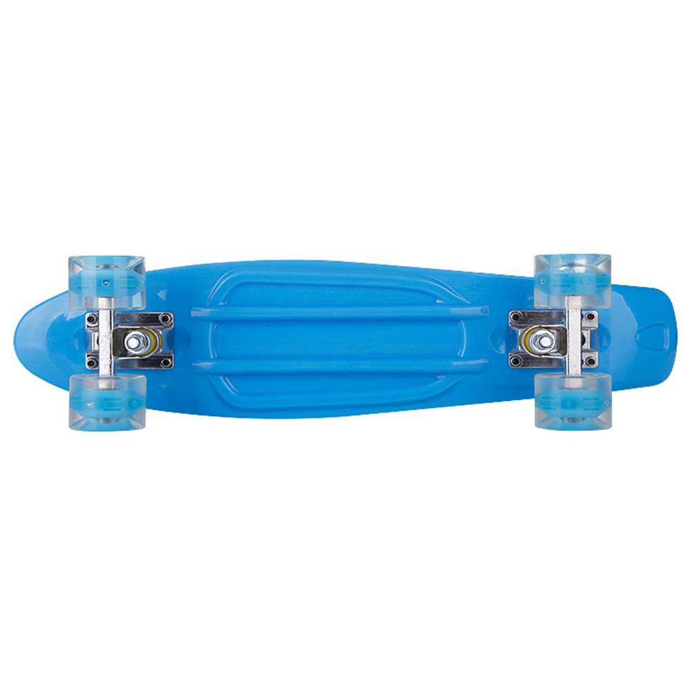 22 Inch Cruiser Frosted Board Mini Skateboard Retro Longboard Compleet Led Licht Knipperen Voor Kinderen Jongens Meisjes Skate Board