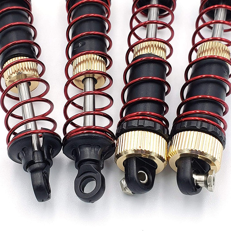 Amortiguador 4 Uds RC ajustable montado resorte amortiguador suspensión mejorado aceite lleno de choque 25-ZJ03 para coche 9125 RC
