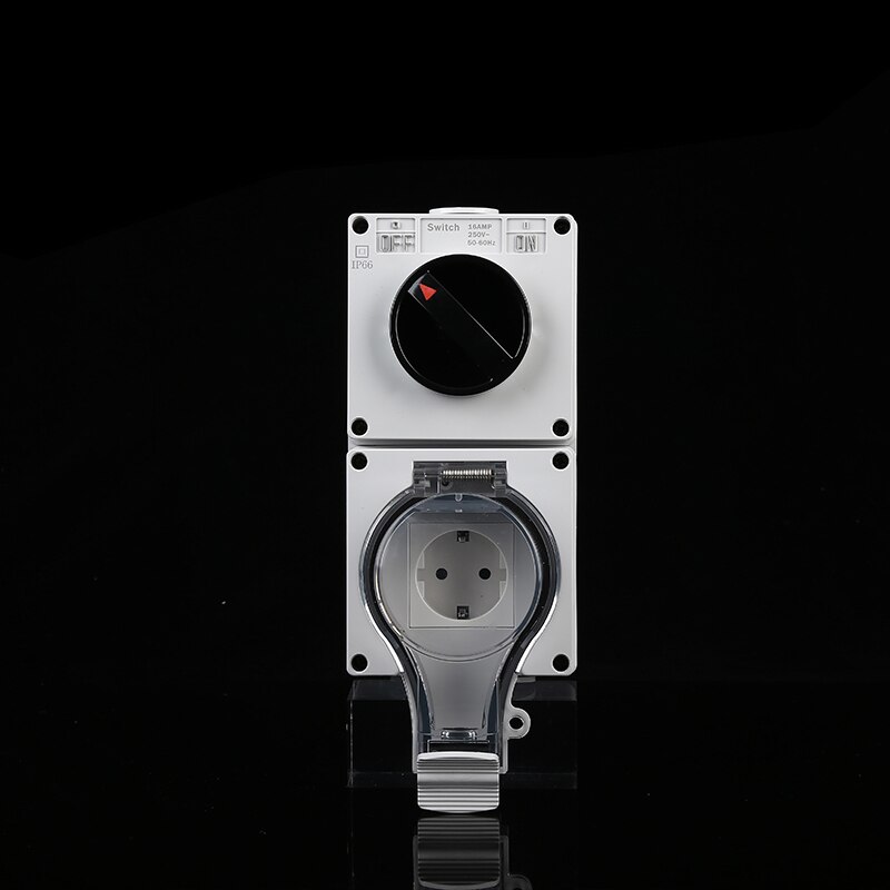 IP66 Eu Standaard Met Waterdichte Weerbestendige Waterdichte Outdoor Stopcontact 16A Stopcontact Ac 110V-250V