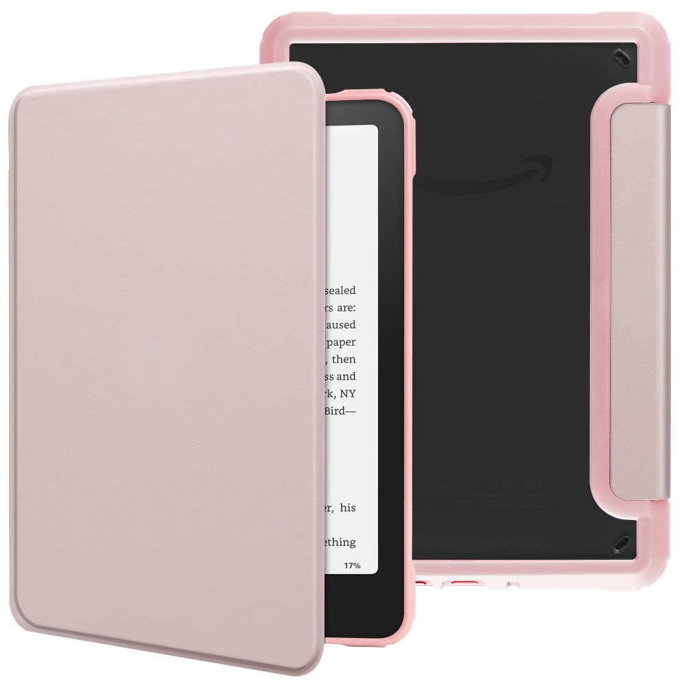 Fodral till alla 7 -tums kindle paperwhite 12th generationen och kindle colorsoft signature edition, mjukt tpu-bakstycke i akryl: Vit