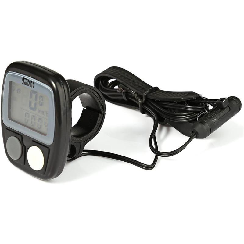 Sunding LCD screen Cycle Computer Speedometer Odometer Meter km/miles Measurement Bike Accessories