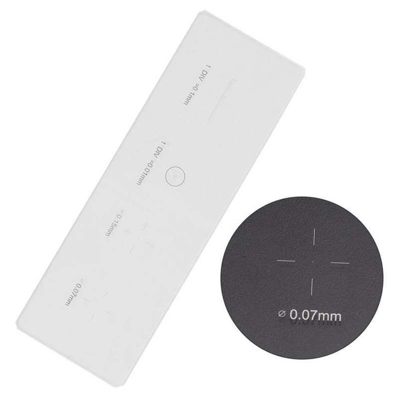 Microscope Objective Micrometer Calibration Slide Glass Stage Micrometer DIV 0.01mm