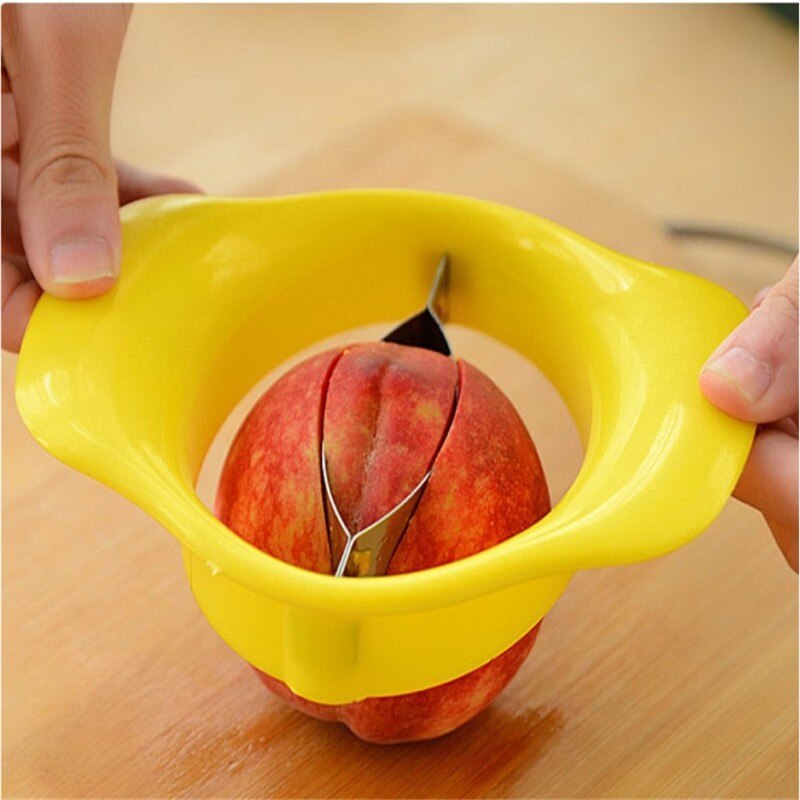 1pcs Mango Splitter Slicer Fruit Cutter Pitter Craft Kitchen Tool Stainless Steel Kitchen Gadget Accessories Peach Slicer Cutter