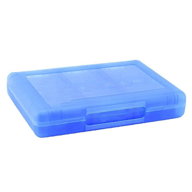 28 in 1 Game Card Case Holder Cartridge Box for Nintendo DS 3DS XL LL DSi MT , Blue