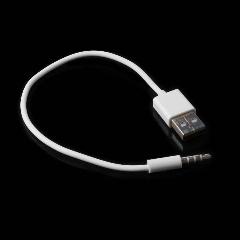 USB 3.5mm Data Sync Charging Cable Adapter for Apple iPod Shuffle 2nd R91A