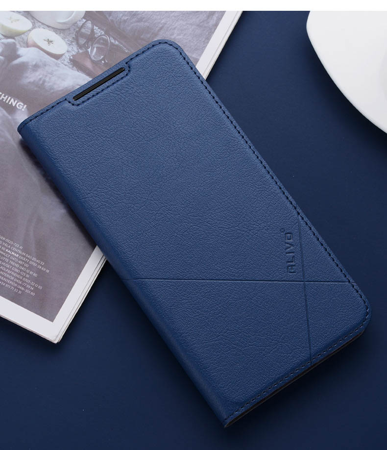 Für Xiaomi Redmi Hinweis 7 Fall Flip Stehen Luxus Brieftasche Fall Für Para Xiaomi Redmi 7 Fall Abdeckung PU Leder hinweis 7 pro Zurück fall: Redmi Note 7 / Blau