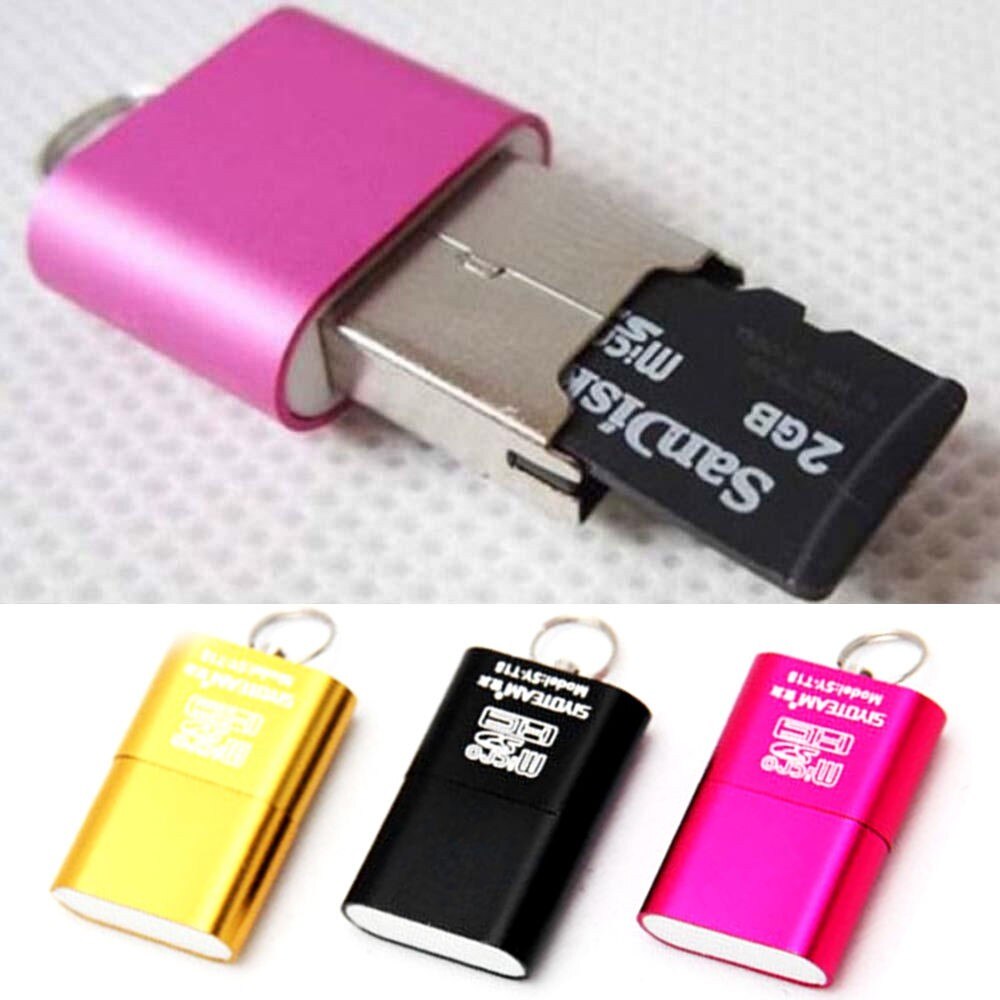 LETTORE DI MEMORIA memoria carta lettore USB 2.0 T-veloce ADATTATORE per PC taccuino