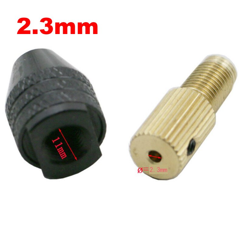 2.35mm/3.175mm minielektronista poranterää avaimeton poranterän istukan kiinnitys 0.5-3.2mm varren akselin sovitintyökalut poraistukka