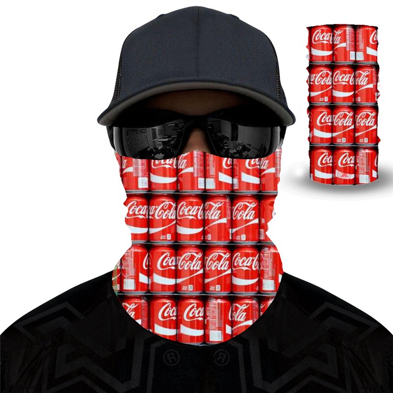 Print øl dag cool 3d sømløs ansigtsmaske motorcykel hovedbeklædning magisk tørklæde udendørs cykling fiskeri ski vandre bandanas: Mj232