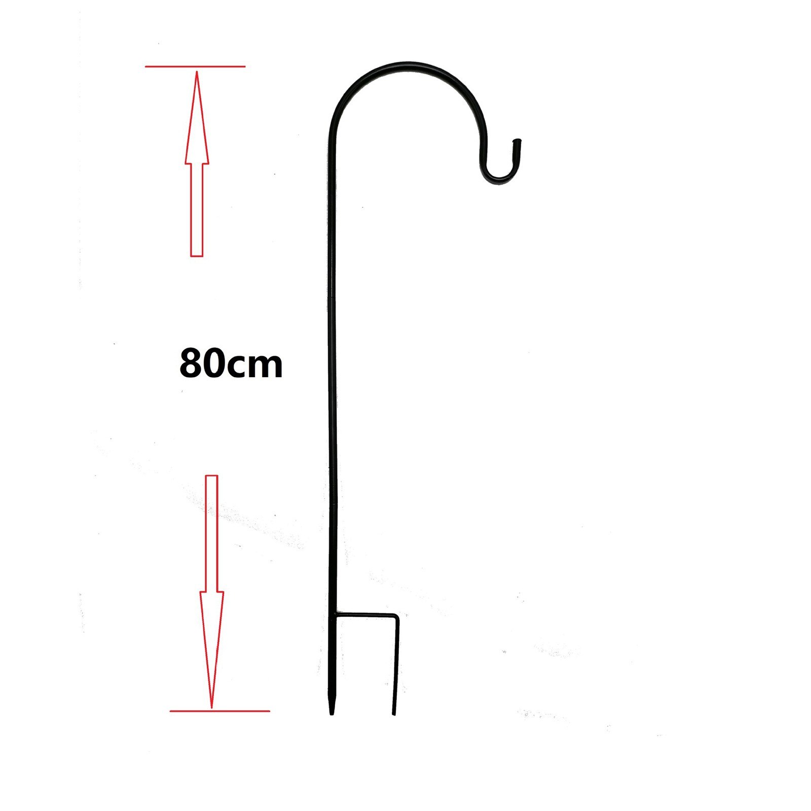 Outdoor Garden Decoration Shepherd-Hooks For Bird-Feeder Lantern Flower Plants-Hook Wedding Gardening Standing Stable Hardcore A: Default Title