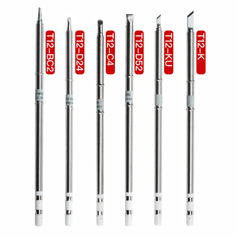 T12 Soldering Iron Tips Welding Tools Electric Soldering Iron For Hakko FX951 T12 Soldering Station Kits: Gold