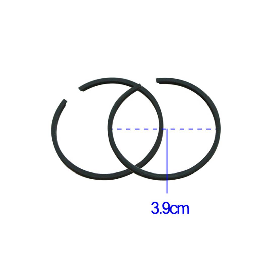 39mm stempelringe til 49cc 50cc 66cc 80cc motoriseret cykel motoriseret cykel 1 par stempelringe