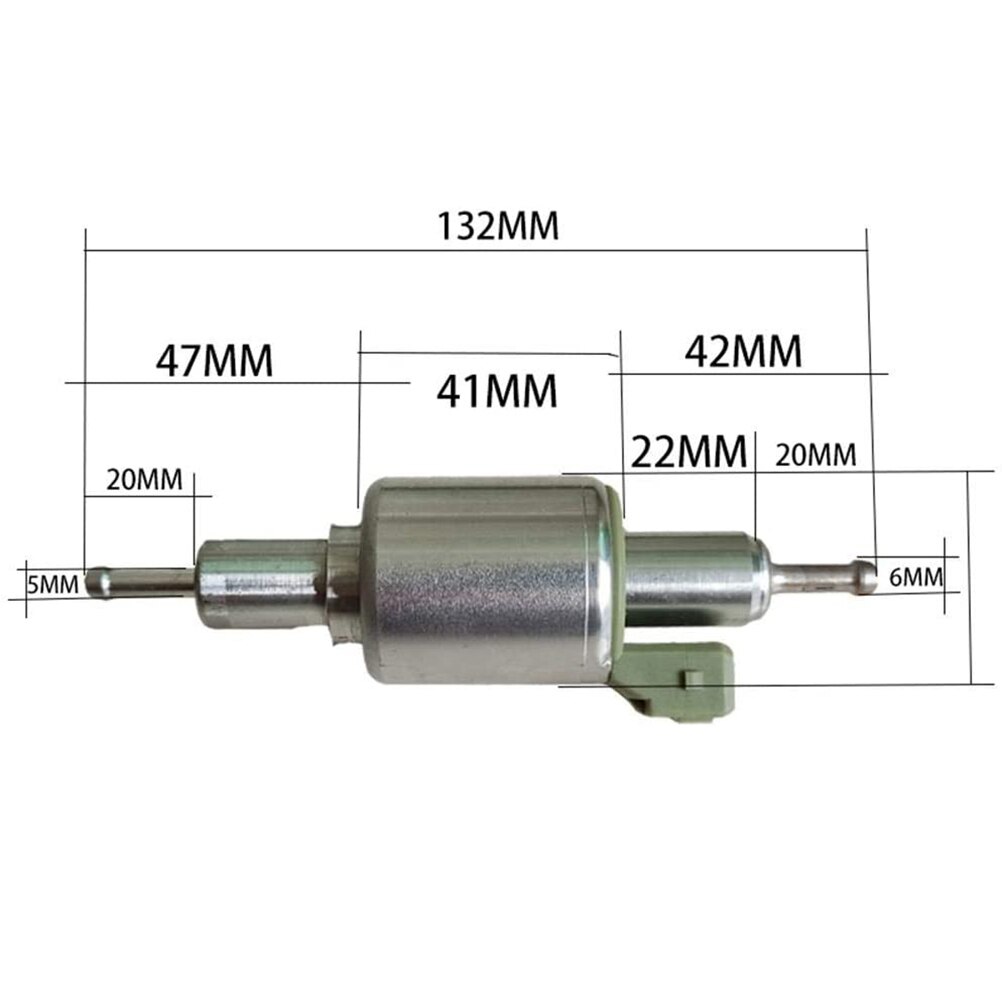 16/28ml 12v Diesel Oil Pump For 2KW To 5KW Air Parking Heater Pulse Metering Pump Oil Fuel Pump Diesel Auxiliary Heater Pump