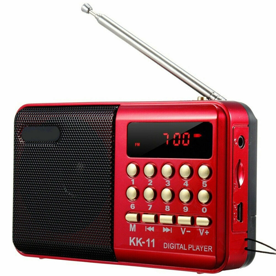 Pohiks Mini Draagbare Lcd Digitale Fm Radio Usb Opladen Sd Tf Card MP3 Player Speaker Mini Draagbare Handheld Digitale Fm radio