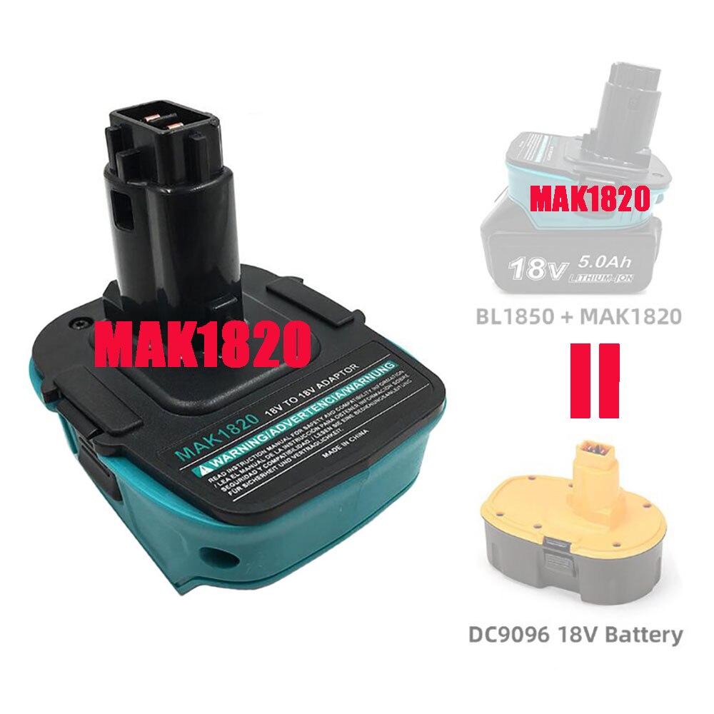 Adapter BL1830 konwerter MT20BSL/DL użyj Makita 18V akumulator litowo-jonowy na Milwaukee Bosch Dewalt Ryobi Hitachi Metabo Worx Devon narzędzie
