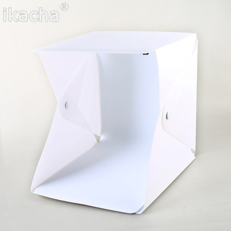 24Cm/9 &quot;Mini Vouwen Lightbox Fotografie Studio Softbox Led Light Soft Box Camera Foto Achtergrond Doos Verlichting tent Kit