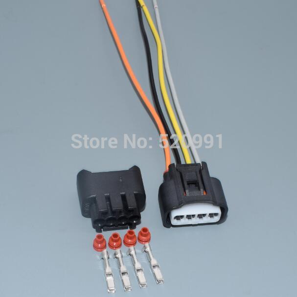 Shhworldsea 1 sett 2.2mm 4 pin til toyota lexus camry corolla rav 4 høylander kontakt tennspole plugg kontakt 7283-7449-30