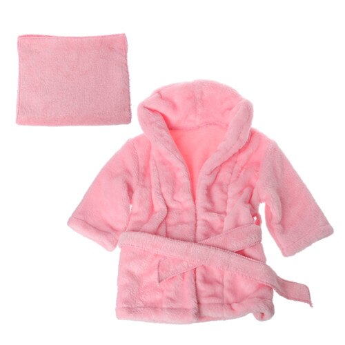 Bathrobes Wrap Newborn Photography Props Baby Photo Shoot Accessories JUL5-B: Pink / M