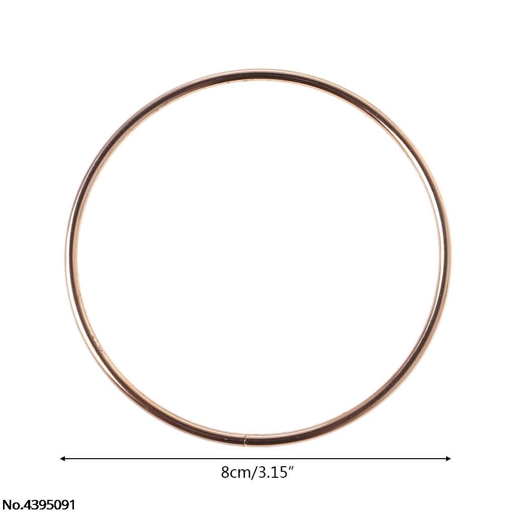 Metalli unelma sieppari unelma sieppari rengas macrame käsityö vanne diy lisävaruste 35-190mm xx9b: 05
