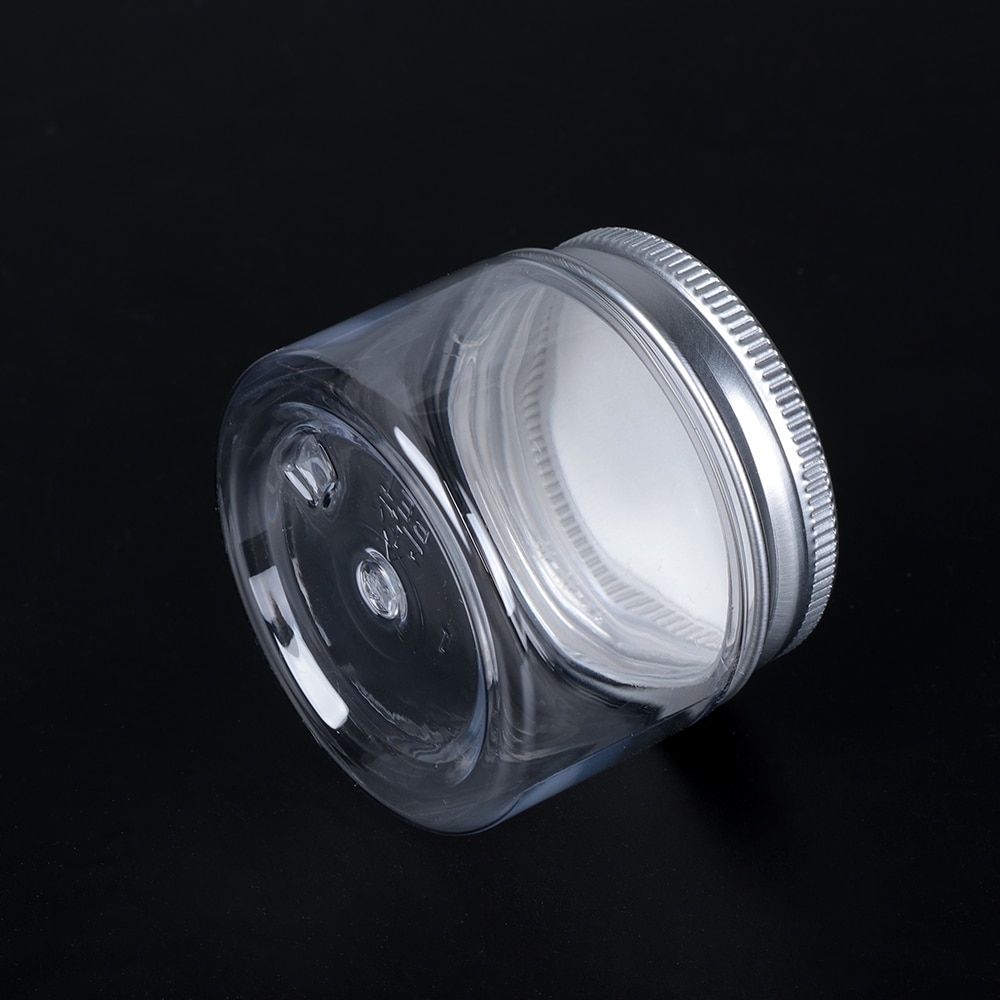 1 ud. Frasco de Bálsamo labial con tapa de aluminio de 30-250ml, envases de aceite, cera, muestra transparente vacía, caja de maquillaje, botella de viaje