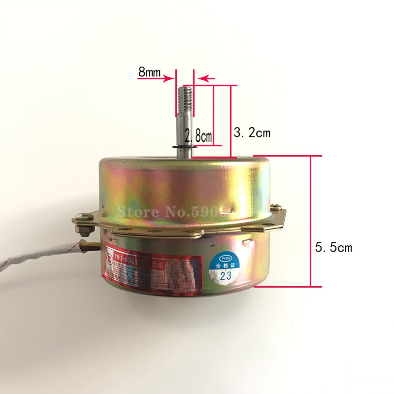 YYHS-40 fan motor 10W 220V integrated ceiling exhaust fan motor ventilation pure copper 1300r/min 3 wire
