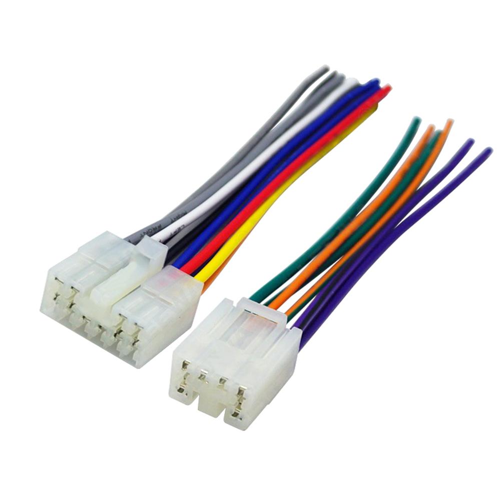 Kit de instalación de cables de arnés de cableado para reproductor de CD estéreo de Radio de coche , 2 uds., para accesorios de automóviles Toyota, productos de suministros