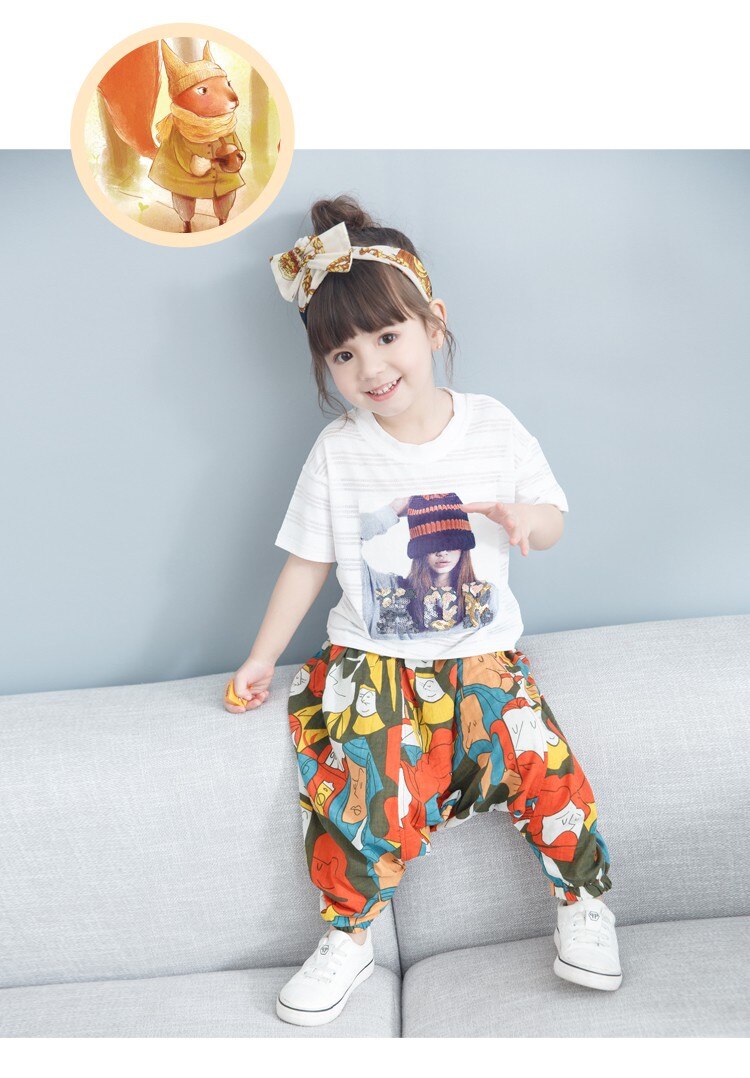 Pantalones Harlan Big pp para bebés y niños de 0 a 5 años, pantalones bombachos con estampado de mosquitos, estilo veraniego