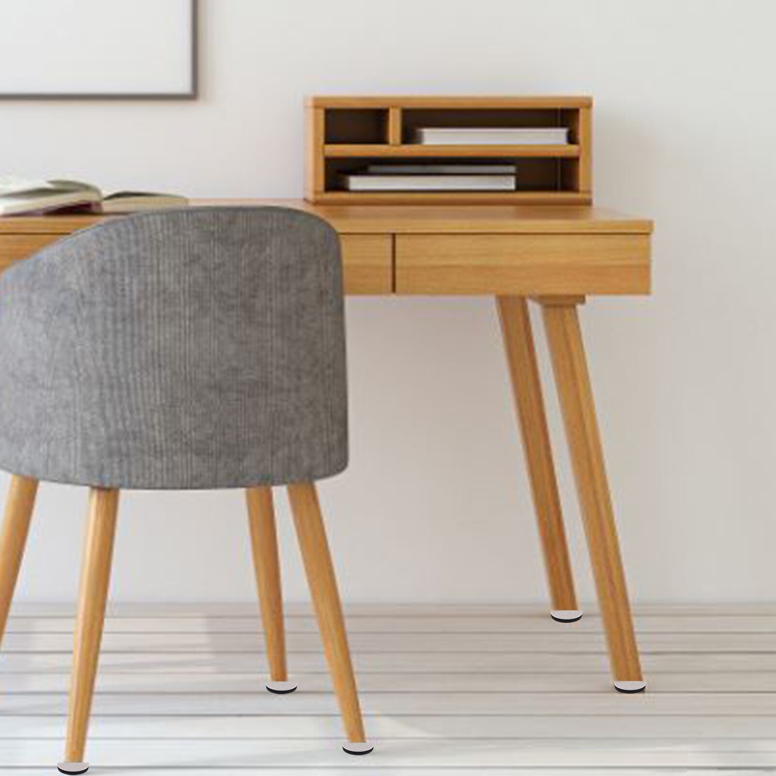 4pcs Foot Mats Anti-Slip And Shock Absorption Universal Rubber Pad Protective Pad Bed Table Box Tapered Shock Floor Instrument A