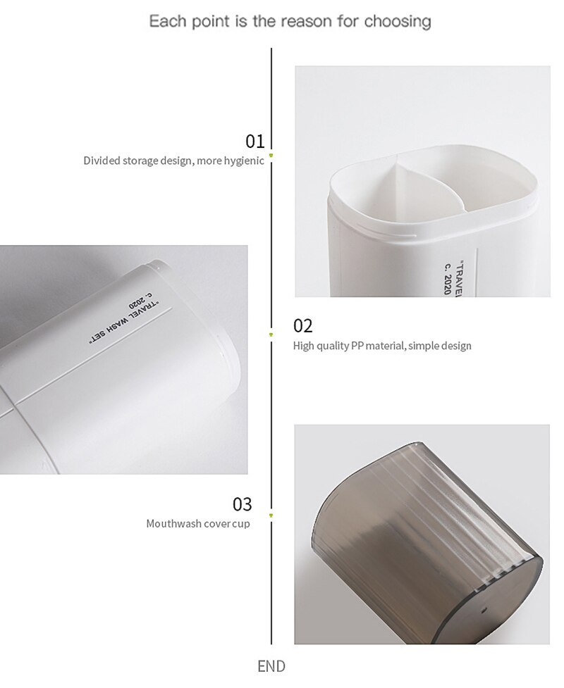 Reistoiletset, toiletbeker, reistoilettas, draagbare opbergtas voor kleine flessen, reisbenodigdheden voor mannen en vrouwen